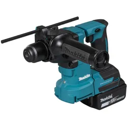 Makita Akku-Kombihammer SDS-PLUS 18V 1,7 Joule - 2x 5,0 Ah Akku + Ladegerät + Staubabsaugung DX16 im MAKPAC - DHR183RTWJ