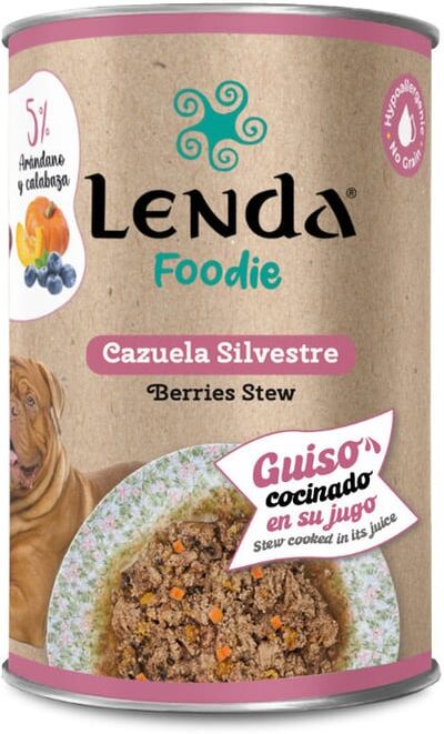 Lenda Foodie Perro Cazuela Silvestre 12 Uds 400 g