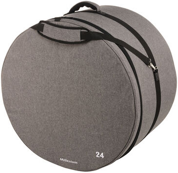 "Millenium 24""x16"" Elite Bass Drum Bag gris"