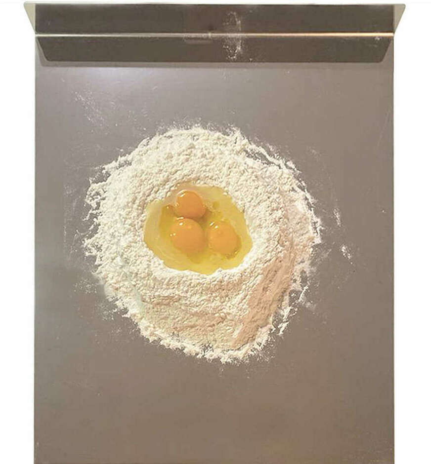Polsinelli Planche en acier inoxydable AISI 304 avec bord - 100x50 cm