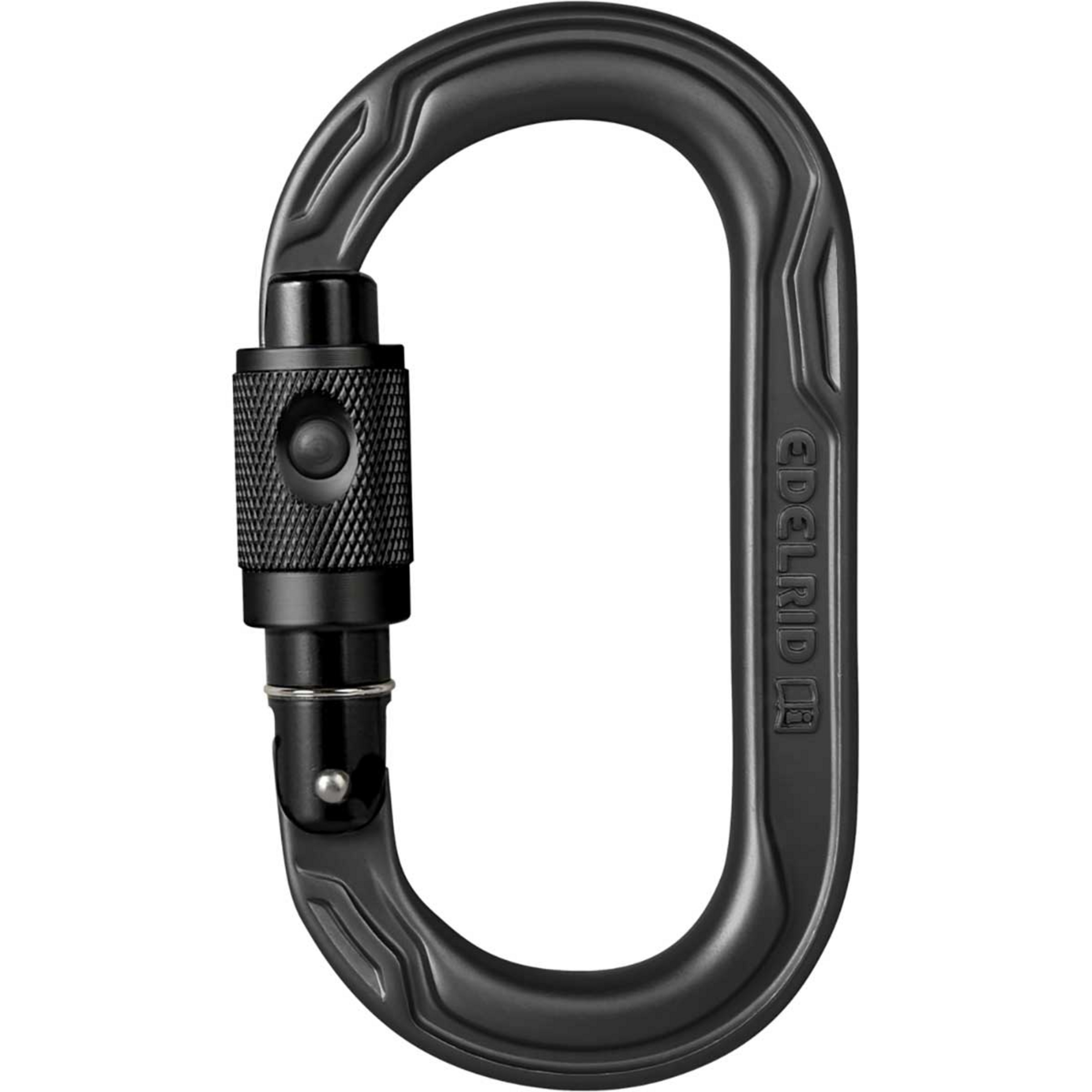 Edelrid Oval Power 2500 Permalock Karabiner Karabiner schwarz Trekking