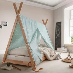 INFANSKIDS »Pinocchio« Tipi-Bett Buche Buche natur / ohne Stoffdach / ohne Rost