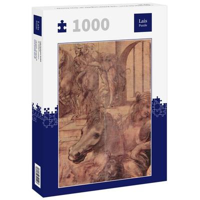 Lais Puzzle Leonardo da Vinci - Die Anbetung der Hl. Drei Könige, Detail 1000 Teile