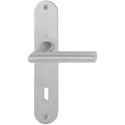 Hoppe, Türgriff + Türgarnitur, Türdrücker-Garnitur Amsterdam E1400Z/E353FL/E353FL (Türgriff, Türschildgarnitur)