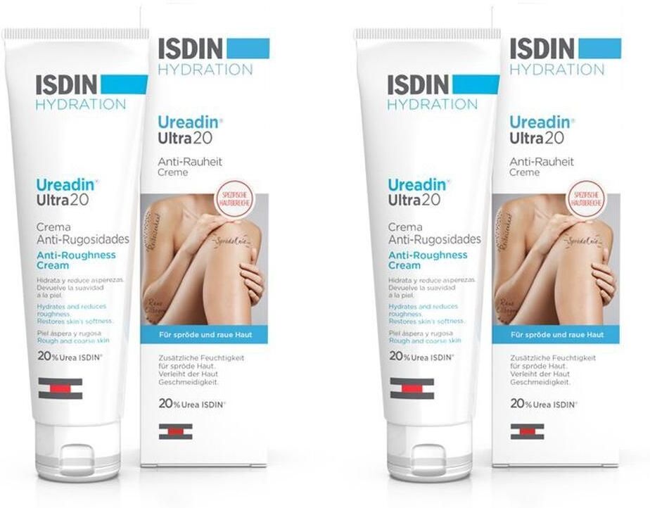 Isdin Ureadin ultra 20 Anti-Rauheit Creme 2x 2x100 ml