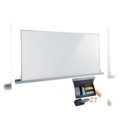 Sigel MUB05 Meet up-Set: agiles Whiteboard 90x180cm, Wandschiene und Starterset - ideal zur Nutzung im Querfomat