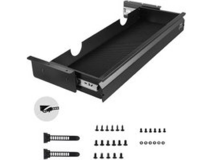 VEVOR Untertisch Schublade 740x235x107mm, Unterbau Schreibtisch, versteckter Schreibtisch-Aufbewahrungs-Organizer, Bleistiftschublade unter dem Tisch für Sitz-Steh-Arbeitsplätze im Büro & zu Hause