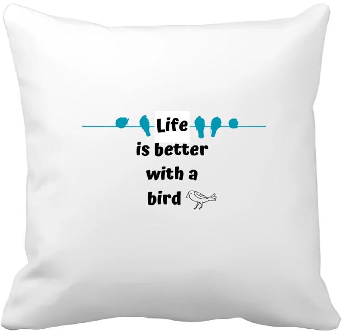 Akyol Kussenhoes Vogels - 40 x 40 cm