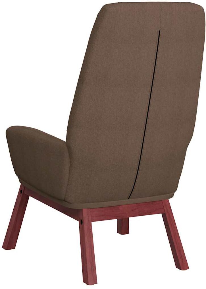 vidaXL Chaise de relaxation Taupe Tissu