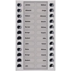TCS Tür Control Audioaußenstation 2-reihig PET24-EN/04