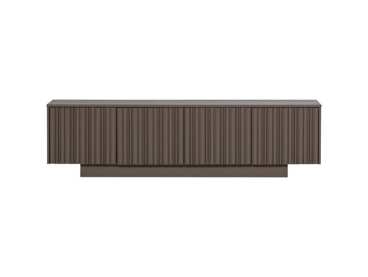 Meuble tv en pin marron