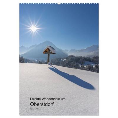 Leichte Wanderziele um Oberstdorf (Wandkalender 2026 DIN A2 hoch), CALVENDO Monatskalender