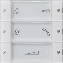 Gira Aufsatz Bedientaster klar Wohnungsstation 850003