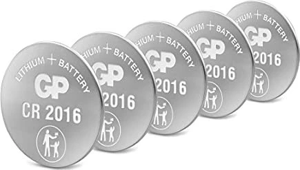 GP CR2016 Lithium 5 Stück in Blisterpackung