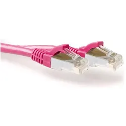 ACT FB2420 20m Cat6a S/FTP (S-STP) Pink Netzwerkkabel (S/FTP, CAT6a, 20 m), Netzwerkkabel