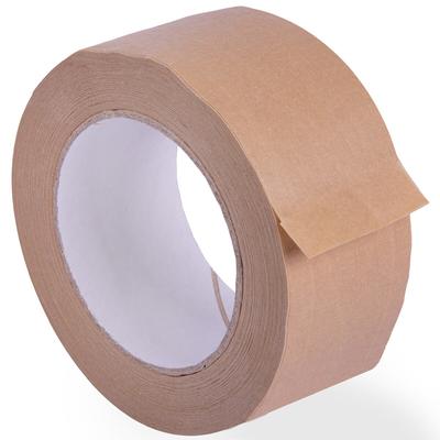 KK Verpackungen 12 Rollen Papier-Klebeband umweltfreundliches Paketband Packband Fadenverstärkt 50mm x 50m 135my bra