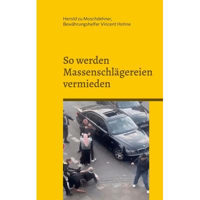 So werden Massenschlägereien vermieden, Taschenbuch von Herold zu Moschdehner,Bewährungshelfer Vincent Hohne, BoD – Books on Demand, 978-3-7578-0597-5