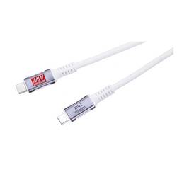 MEAN WELL USB-C® Kabel USB-C® Stecker 1 m USB3.2TYPECPD3.1240W