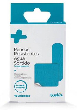 Wells Pensos Resistentes a Água Sortido 15 un