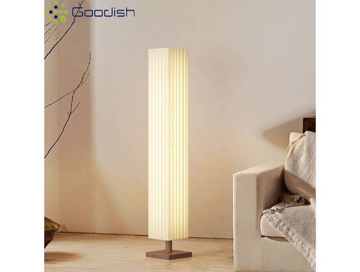 Lampes sur pied LED en bois et tissu, style Wabi-sabi japonais, art rétro créatif, luminaires pour chambre à coucher, décoration de la maison, lustre