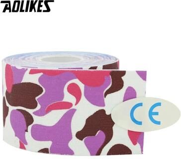 Uplift Picks AOLIKES Waterproof Kinesiology Tape For Flexible Muscle Support fantasy Pink
