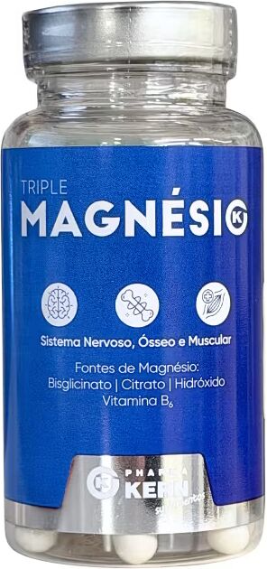 Pharmakern Triplo Magnésio 60 cápsulas
