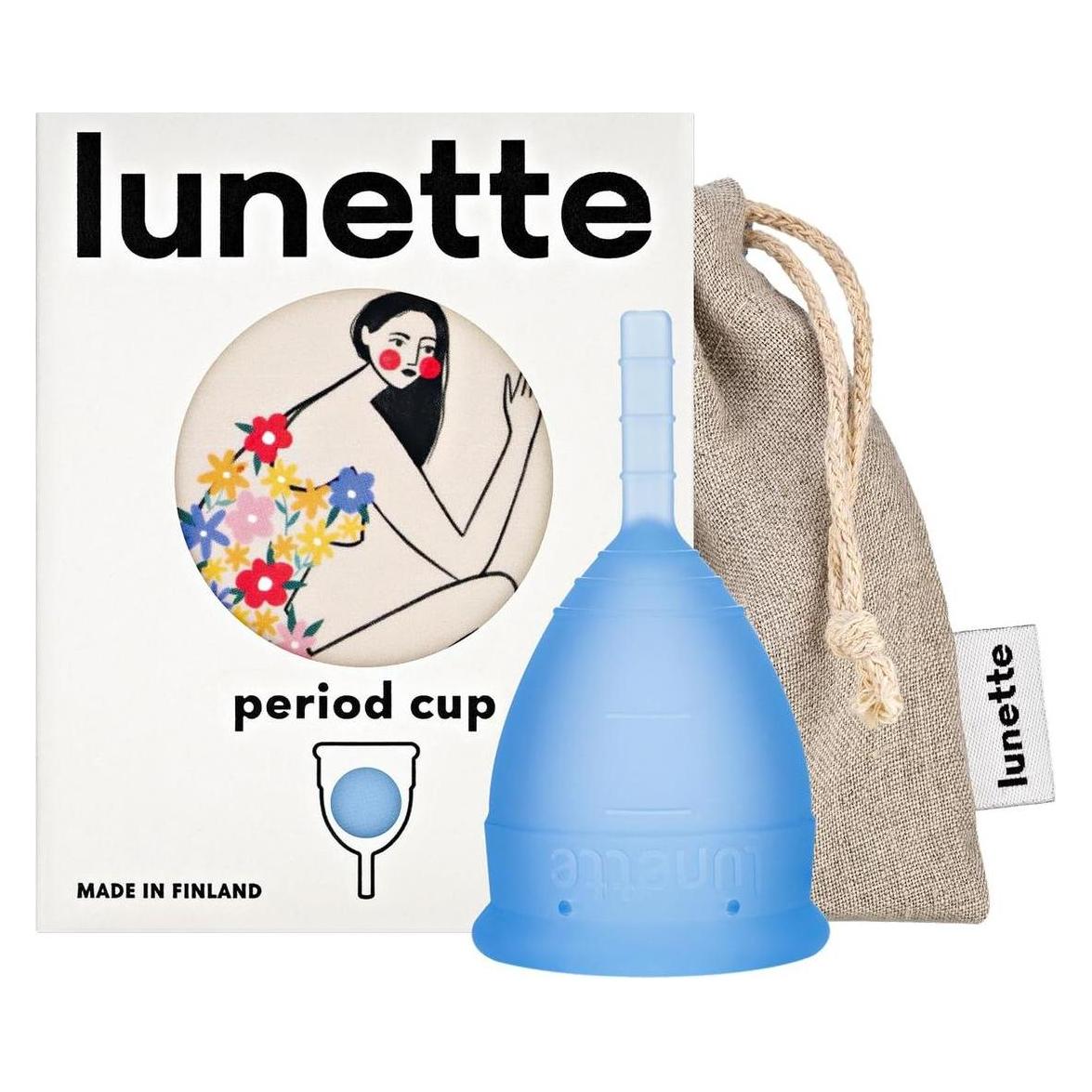 Lunette Menstruationstasse selene blau (Lunette_blau_1)