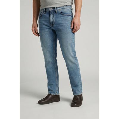 5-Pocket-Jeans, Herren, Gr. 46, Länge 32, blau, Denim/Jeans, Obermaterial: 99% Baumwolle, 1% Elasthan, S.OLIVER MEN BIG SIZES, unifarben, normal lang, Jeans 5-Pocket-Jeans, mit Stretch - Große Größen