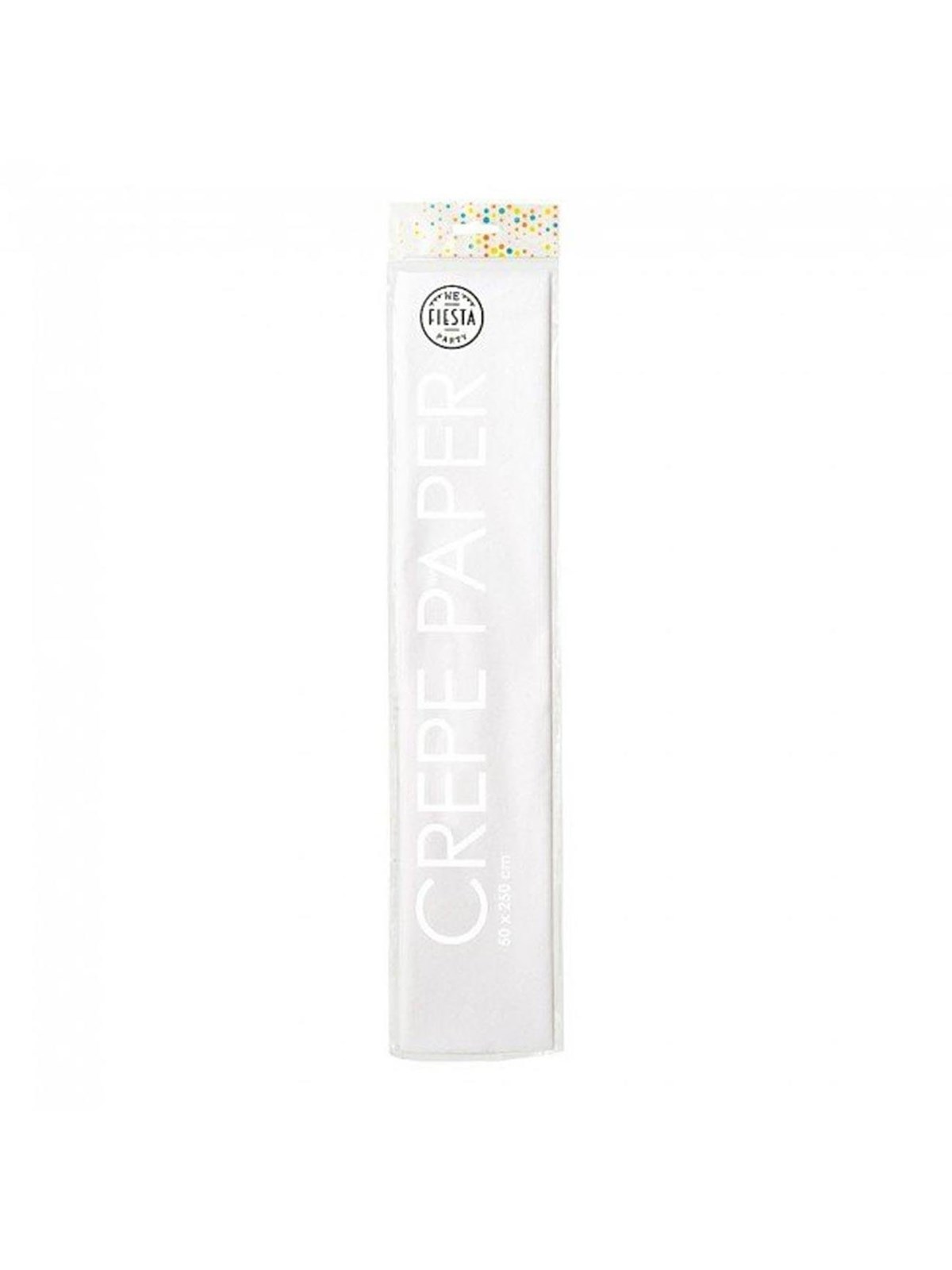 Globos Crepe paper White 50x250cm