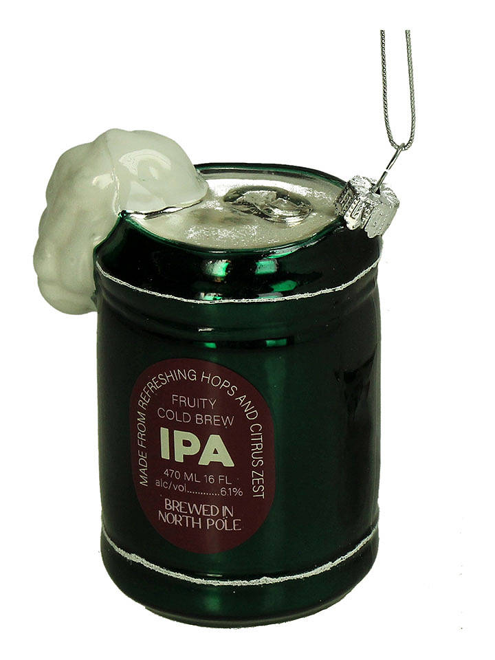 Kersten Baumschmuck "Beer Can" in Grün - (H)9,2 cm - onesize