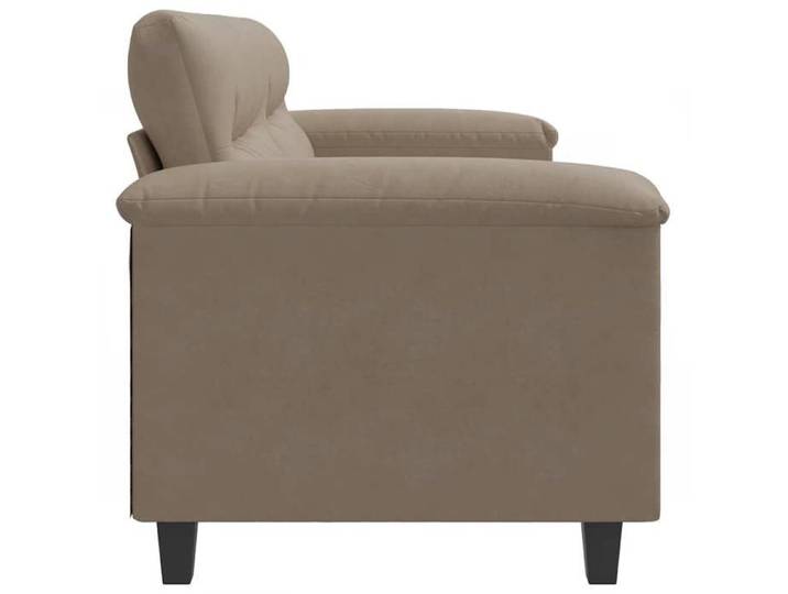 Taupe SOFA - Moderne - Canapé avec 2 places - contemporain - Taupe 140 cm tissu - microfibre C1843