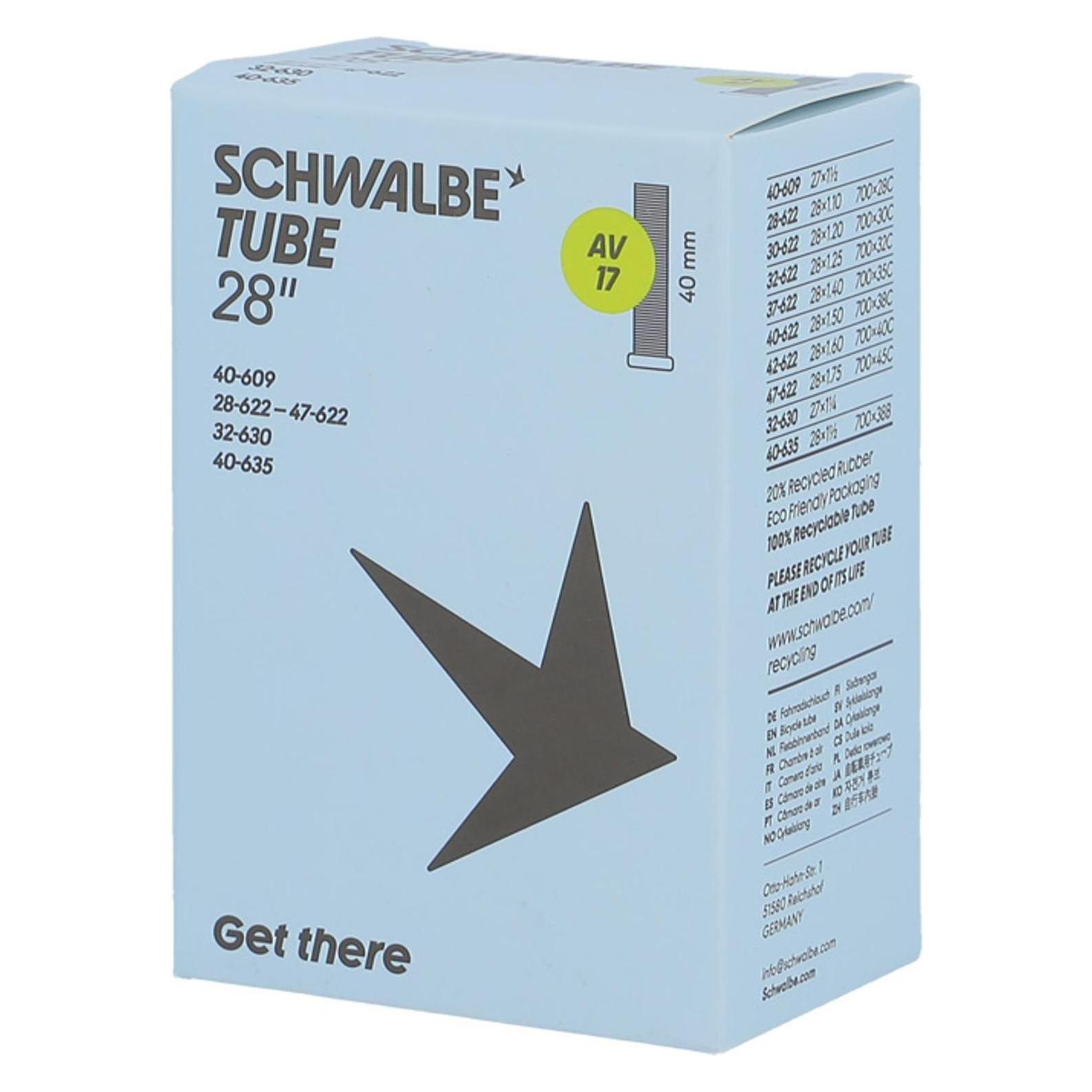 Schwalbe AV 17 (Schrader (AV), 28", 40 mm) (540456)
