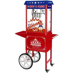 Royal Catering Popcornmaschine Popcorn Maker Popcornautomat Popcorn Automat 1600 W USA-Design, Fun Kitchen, Rot