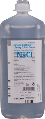 B. Braun Melsungen AG ISOTONE Kochsalz-Lösung 0,9% Braun Ecoflac Plus 1000 ml 08779253