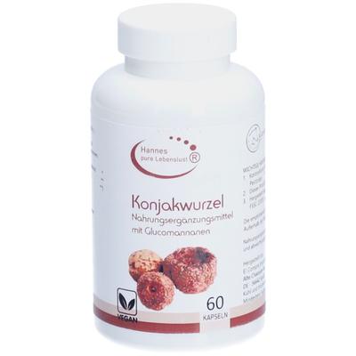 Konjakwurzelextrakt Glucomannan Kapseln 60 St