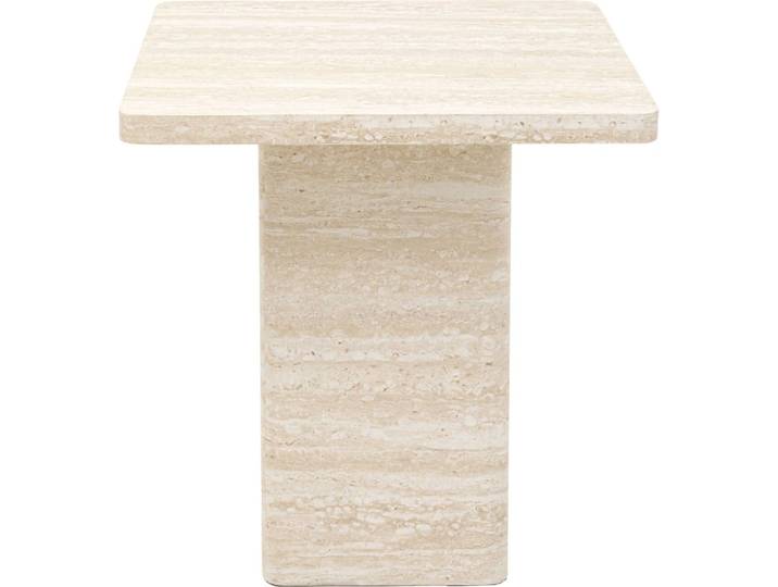 Table d'appoint carrée imitation pierre 50x50
