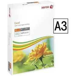 Xerox Kopierpapier DIN A3 Excel 500 Blatt gesamt weiß