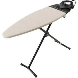 Brabantia Bügeltisch D 135 x 45 cm, Schwarz/Grau, Bügelbrett, Schwarz, Grau