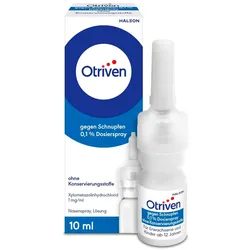 Otriven gegen Schnupfen 0,1 % Dosierspray ohne Konservierungsstoffe 10 ml