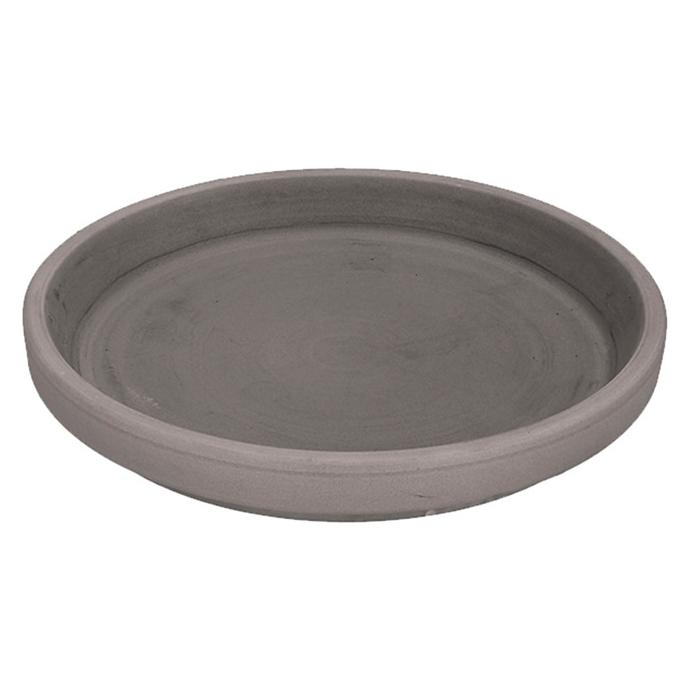 Spang Blumentopf Untersetzer XLU Ton 23,5 H 3,3 cm basalt (1502401210101F)