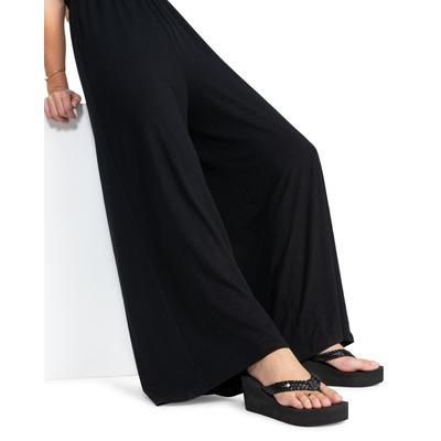 Sandale ROXY "Mellie Iii", Damen, Gr. 8,5(39), schwarz, Obermaterial: 98% Synthetikmaterial, 2% Metall / Futter: 100% Textil / Außensohle: 100% EVA., Schuhe Sandale