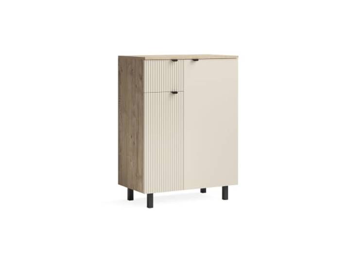 Vicco Kommode Puerto, Eiche/Cashmere, 69 x 95 cm
