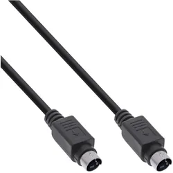 INLINE S-VHS Kabel, 4pol mini DIN Stecker / Stecker, 2m
