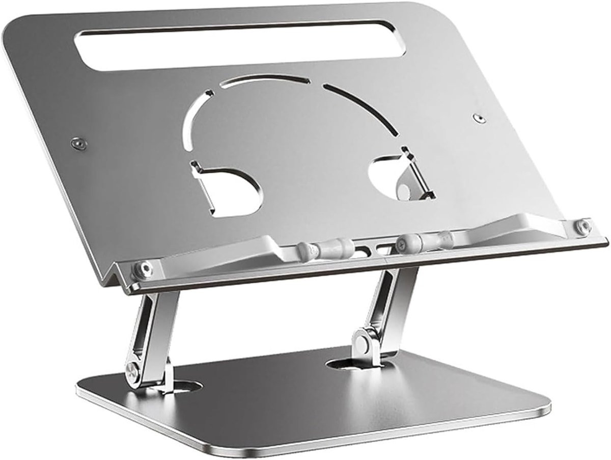 Verstelbare Boekhouder Bureau Leesstandaard - 30 cm - Zilver