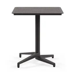 Mod. MOON Bartisch 70x70 cm Anthrazit Klappbar Outdoor PPL Dehors Restaurant Garten