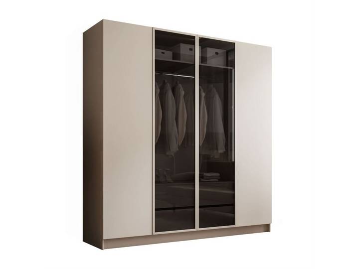 VIERTÜRIGER Schrank ATRIUM II mit Glasfront