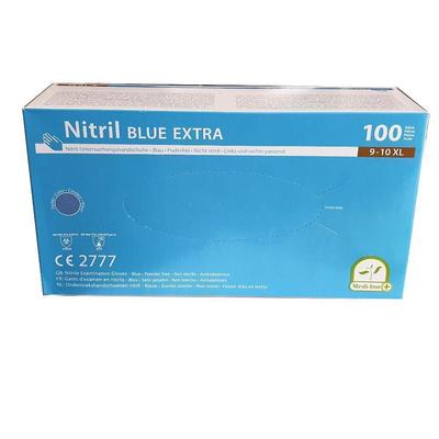 BodyProducts Medi-Inn Nitril Blue Extra - blau - puderfrei - Gr. S - 1000 Einmalhandschuhe