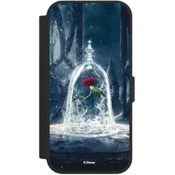 Nivocase Klapphülle für Apple iPhone 17 Handyhülle aus Kunst Leder NIVOflip schwarz Die Schöne und das (Apple iPhone 17), Smartphone Hülle, Schwarz
