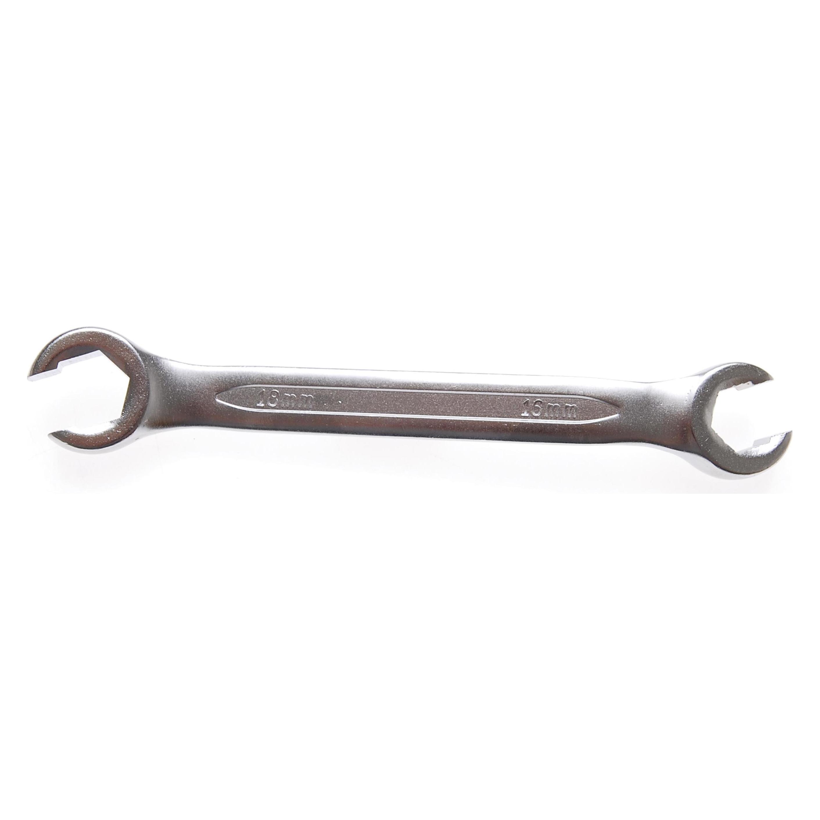 BGS Offener Doppel-Ringschlüssel SW 16 x 18 mm (16 mm, 18 mm) (1761-16x18)