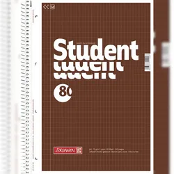 BRUNNEN Collegeblock A4 rautiert 80 Blatt 1067943